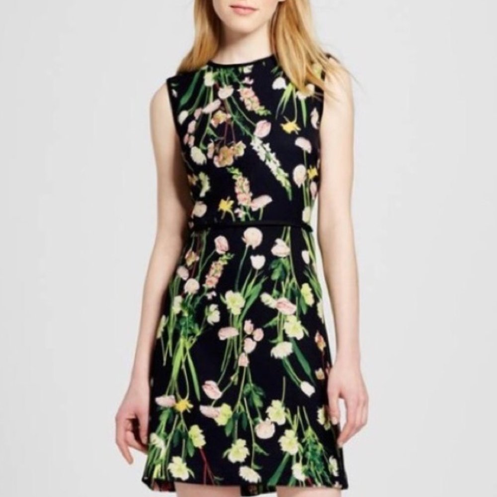 REDUCED!!!Victoria Beckham for Target English Floral Black Dres.
